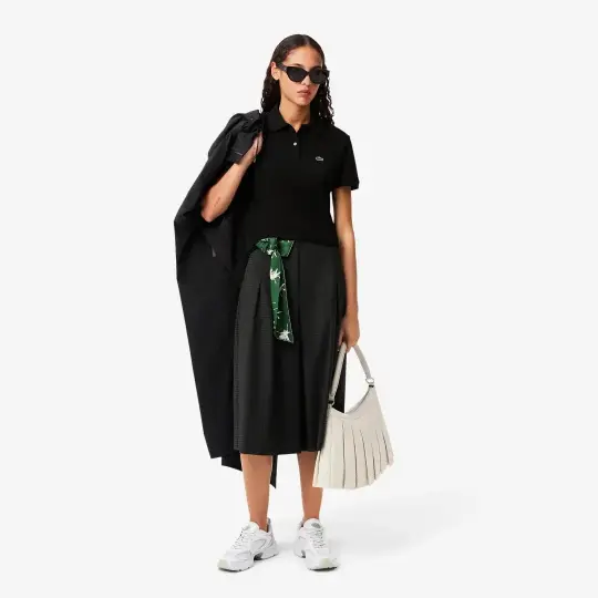 Classic Fit L1212 Kadın Polo Siyah - 2