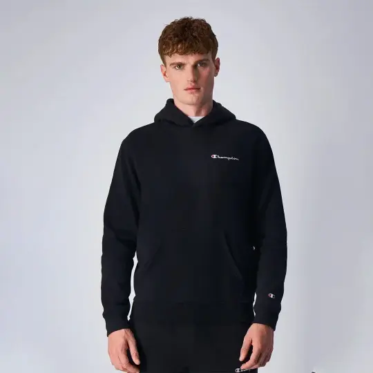 Eco Organic Cotton Hoodie Siyah