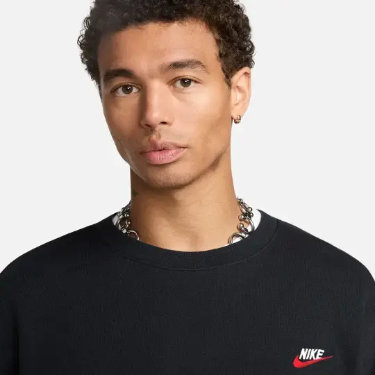 Foundation Club Fleece Sweatshirt Siyah - 2