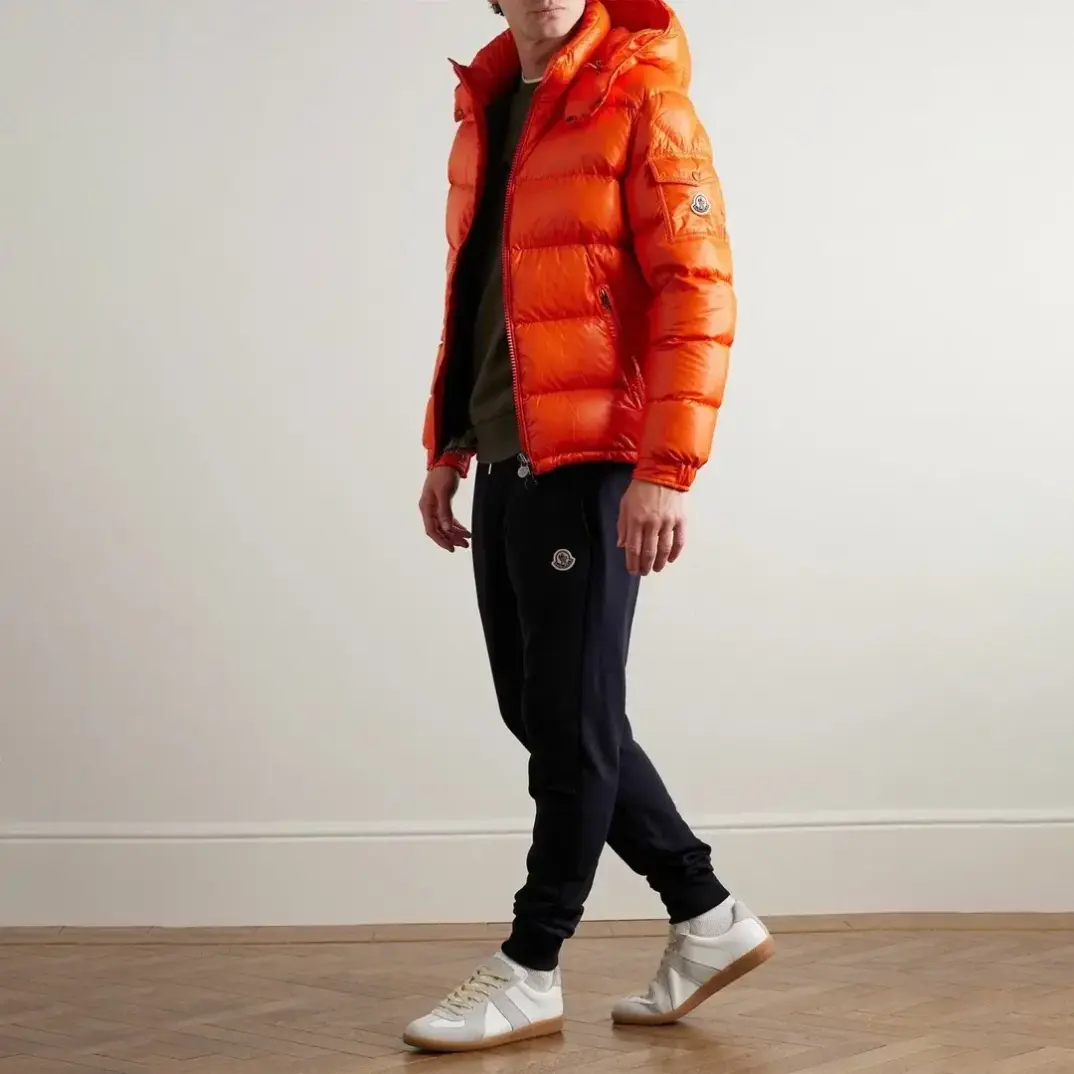 Maya Hooded Short Down Turuncu Mont - 1