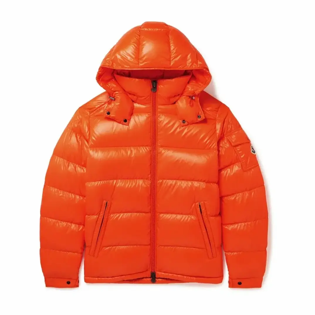 Maya Hooded Short Down Turuncu Mont - 2