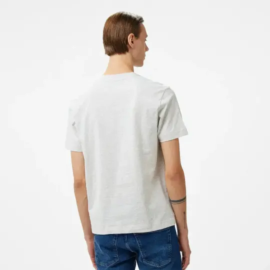 Ny Chest Box Logo T-shirt Gri - 3