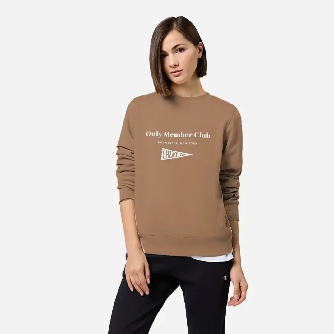 Only Members Club Kadın Sweatshirt Kahverengi - 1