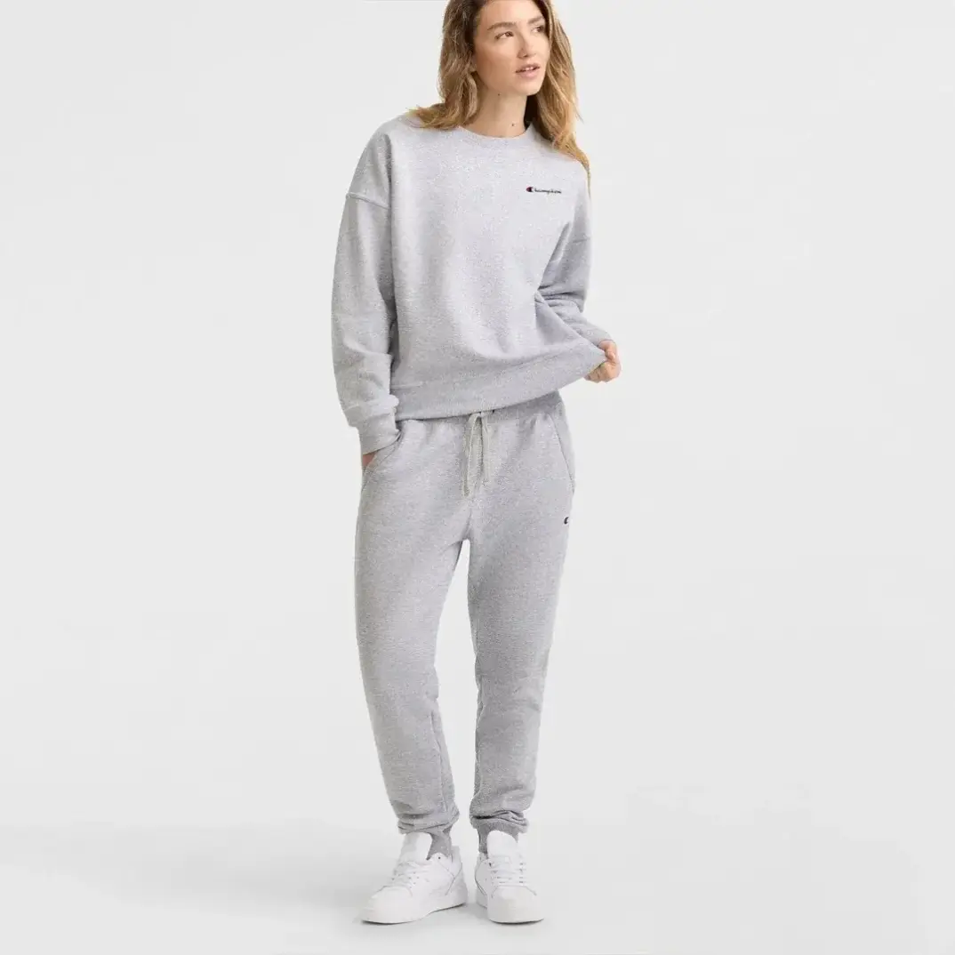 Powerblend Fleece Crew Kadın Sweatshirt Gri - 2