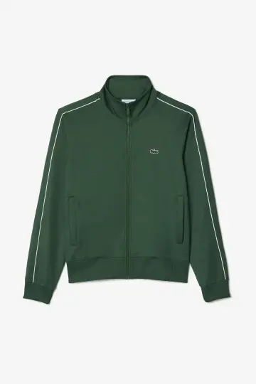 Regular Fit Fermuarlı Sweatshirt Yeşil