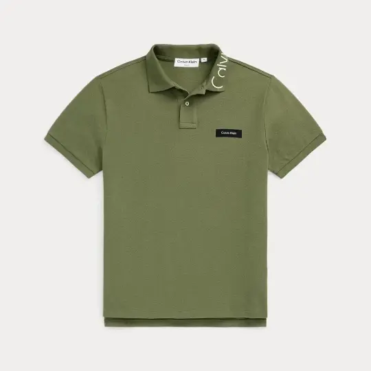 Streç Pique Slim Polo T-Shirt Yeşil