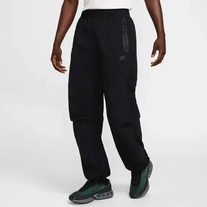 Tech Woven Trousers Siyah - 1